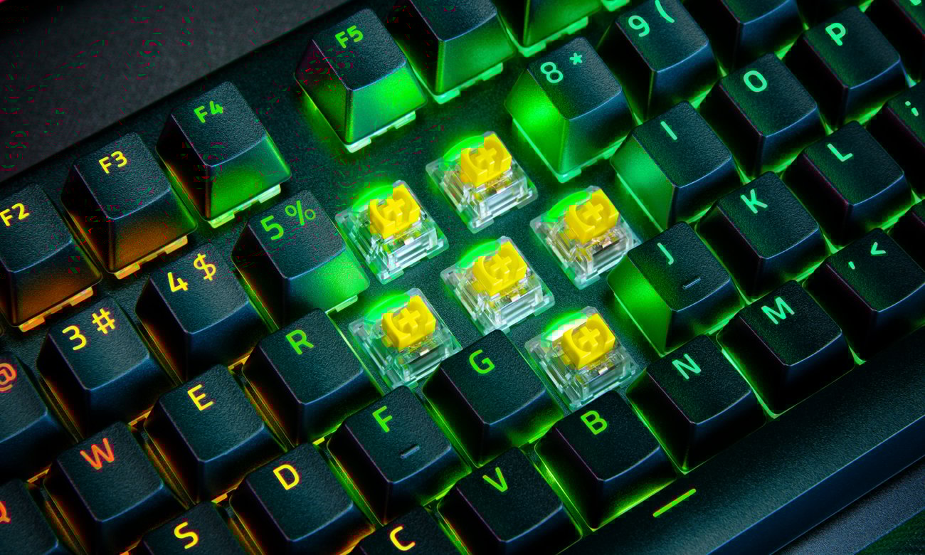 Razer BlackWidow V4 Yellow Switch - Klawiatury przewodowe